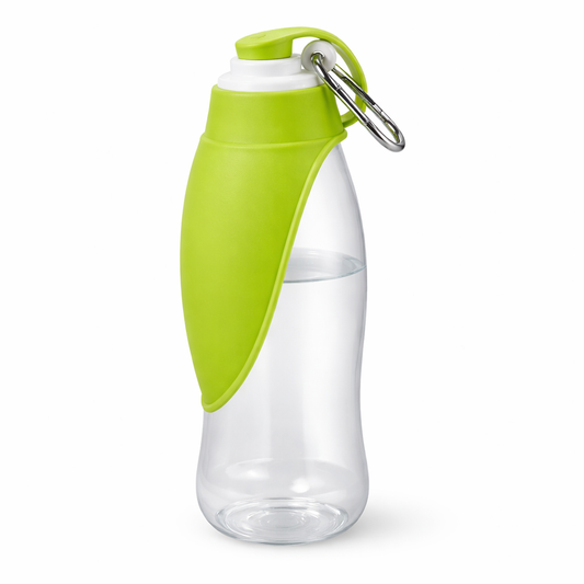 Portable Dog Water Bottle with Built-in Drinking Bowl | Leak-Proof Travel Design