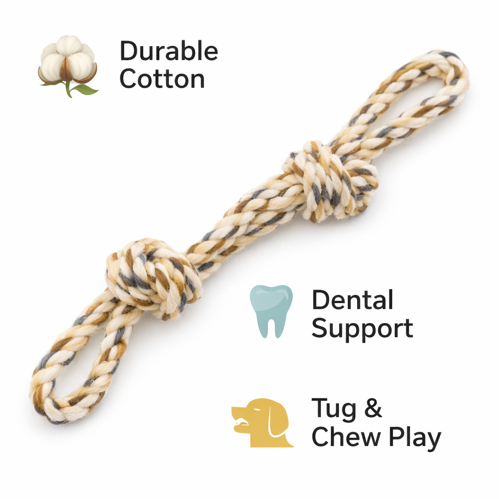 Dual Knot Rope Tug Toy