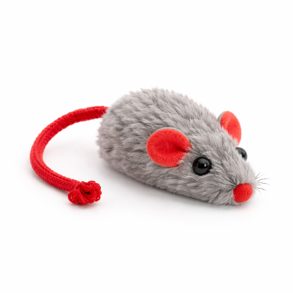 Catnip Mouse Toy-Interactive Hunting & Play Stimulator for Cats