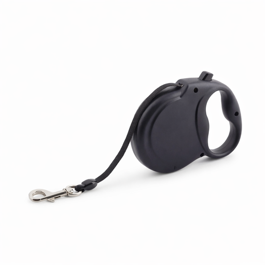 Extend Retractable  Lead - 5m Heavy Duty Tape Lead with Comfort Grip ( Black)