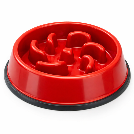Anti-Gulp Slow Feeder Dog Bowl