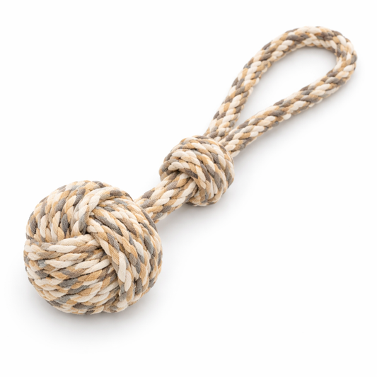Rope Ball Dog Toy- Durable Tug & Chew Toy | Goldenkind Pets