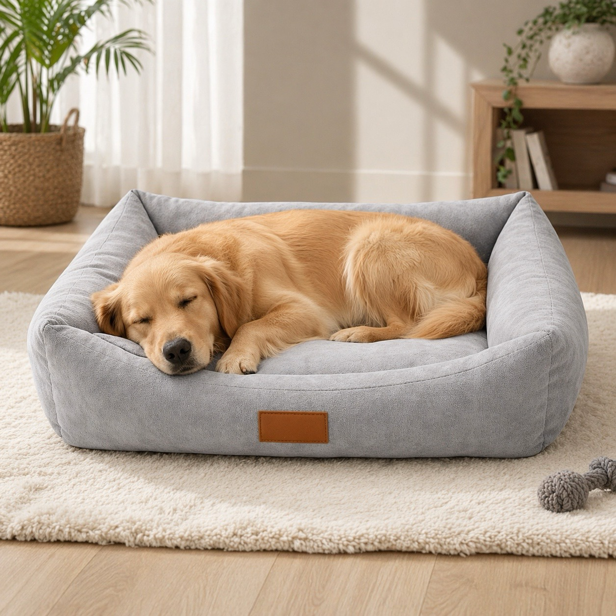 Goldenkind Comfort Cushion Pet Bed - Soft Support Bed for cats & Dogs