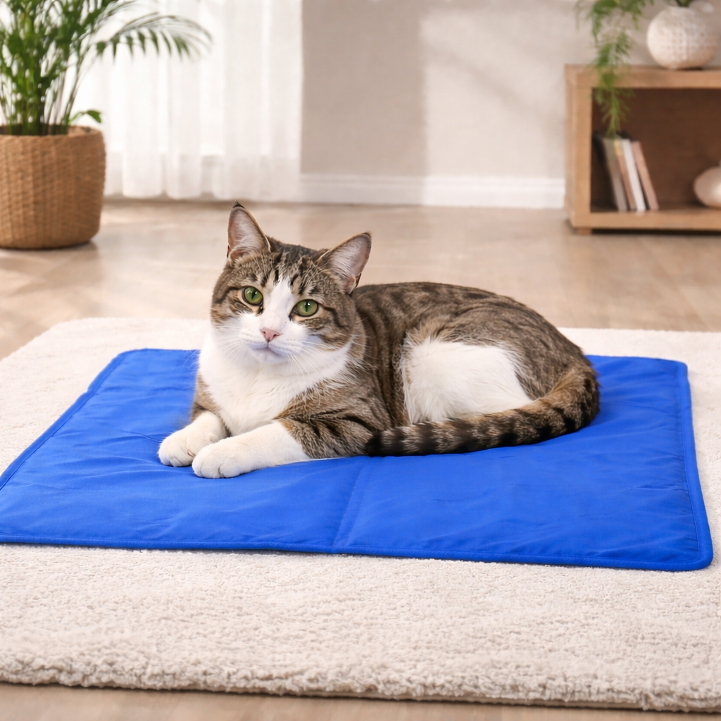 GoldenKind Cooling Comfort Mat – Keep Pets Cool & Relaxed in Warm Weather